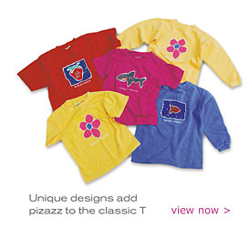 Unique designs add pizazz to the classic T