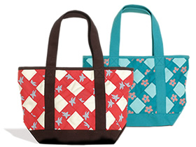 Criss Cross Tote Bag